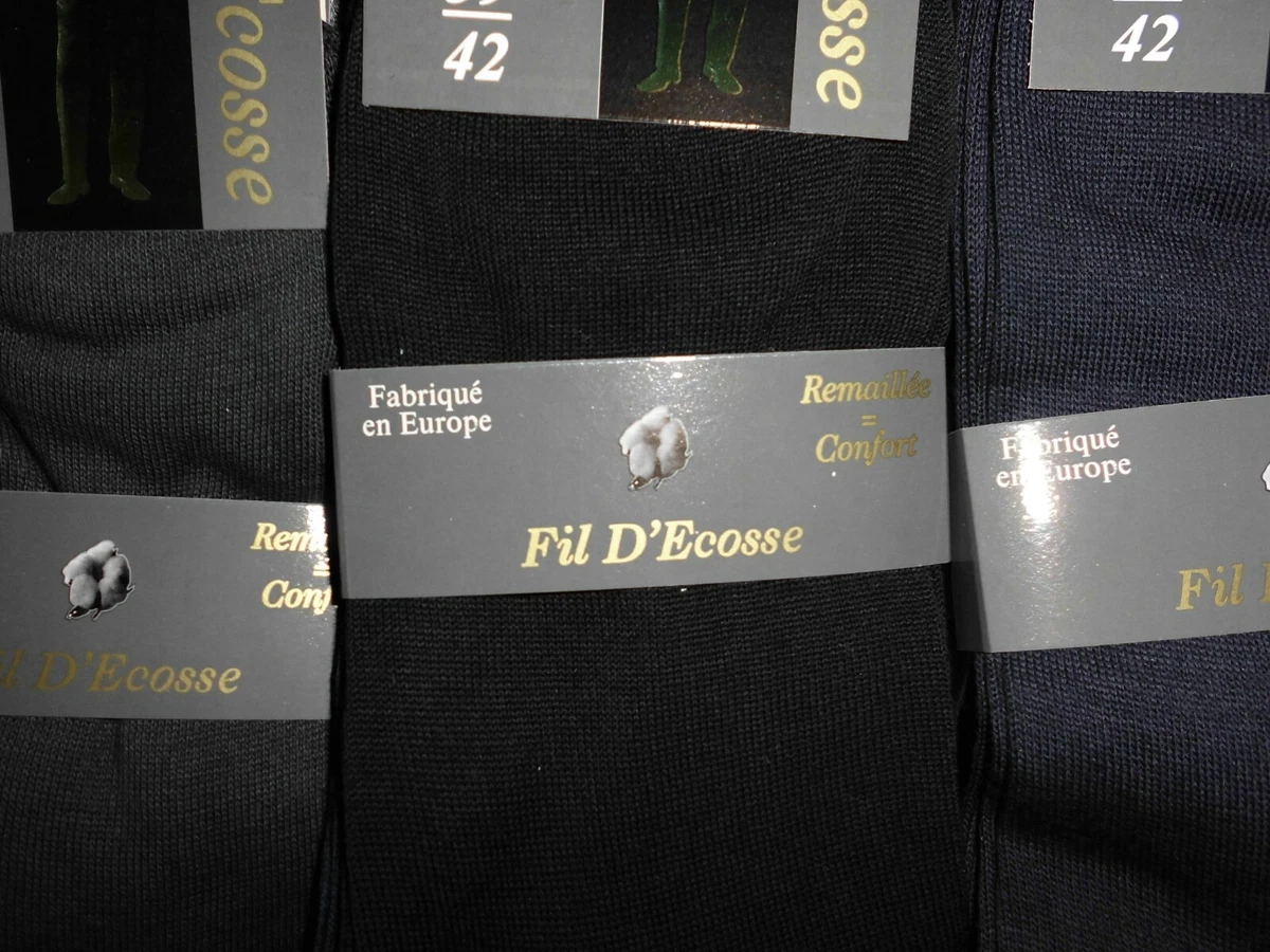 Lot De 12 Paires De Chaussettes En Fil D'Écosse GTI - Taille 39-42 - Multicolore (Neuf Avec étiquettes)