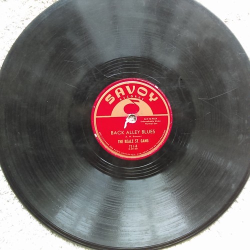 78 rpm Savoy 731, Johnny Otis, Beale Street Gang, Back Alley Double Blues V - Picture 2 of 3
