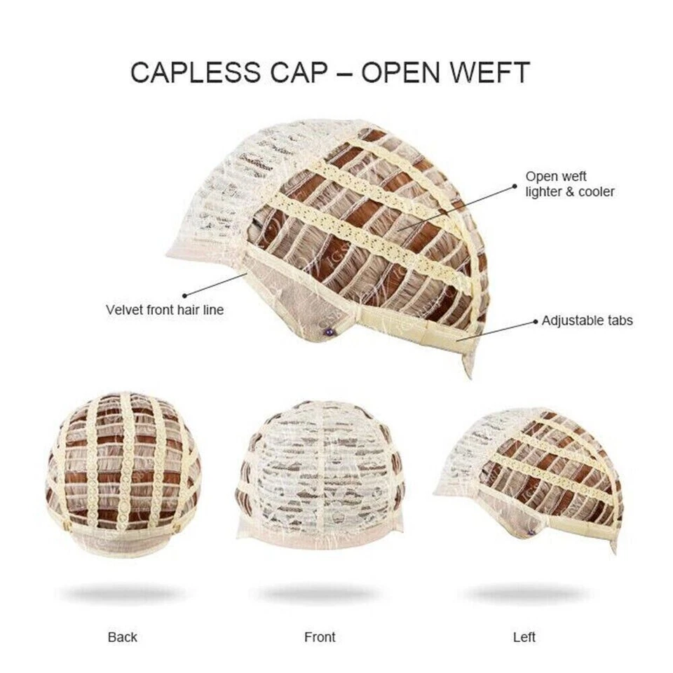 Moda Peluca de Pelo Larga Naranja Mezcla Dorada Ondulada Mujeres Dama Juegos con disfraces Foto 4 de 4