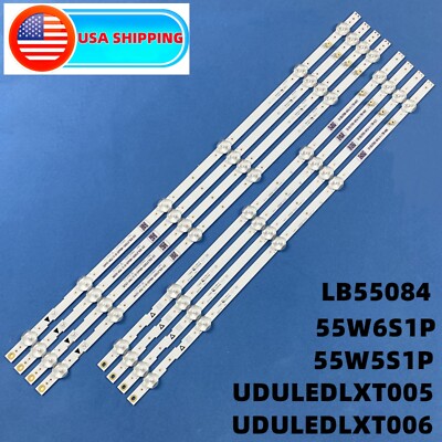LED Backlight Strips For LB55084 55W5S1P FW55D25F 55MV346X/F7 55PFL5402/F7A