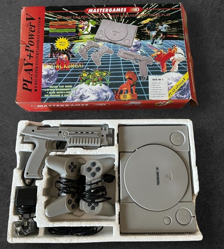 MASTERGAMES Console- 8 BIT PLAY + POWER V SUPER ENTERTAINMENT - VINTAGE - Foto 2 di 4