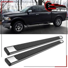 Fits 09-23 Dodge Ram 1500 2500 Crew Cab 82 Inch OE Style Running Board Bars Pair