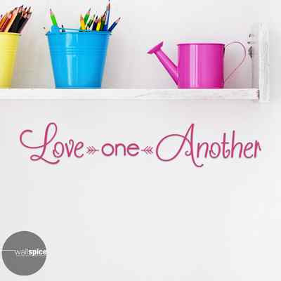 Love One Another Vinyl Wall Decal Sticker