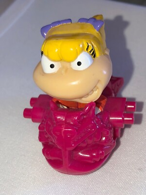 Hard To Find Rugrats KIMI Angelica In Red/Pink Car 2'' Very Collectible