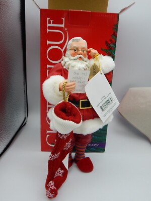 2002 Clothtique Possible Dreams Sock It To Me, Santa! Figurine 10