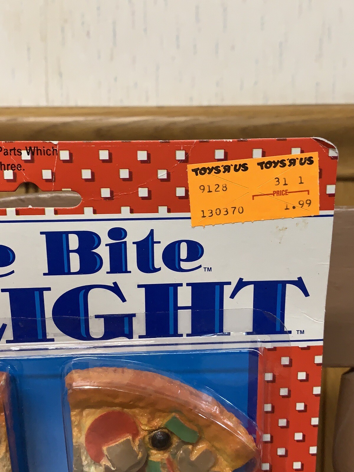 Vintage 1993 MTC PLAY FOOD Realistic Pizza Hut Style SEALED! Toys R Us Sticker!