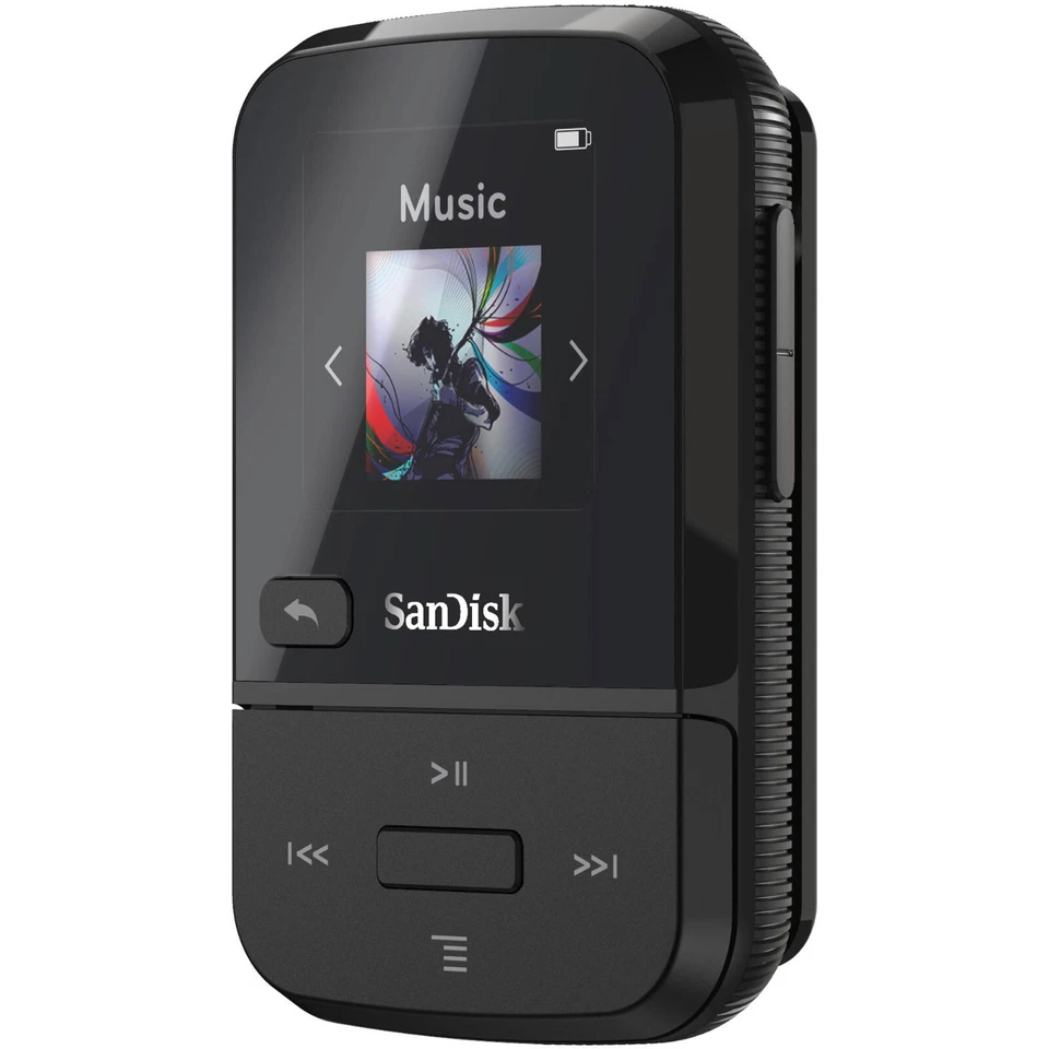 SanDisk Clip Sport Go 32GB MP3 Player - Black - Image 2 of 4