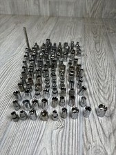 Sockets Lot Of 100 Mixed Assorted Craftsman Usa Japan Taiwan Vtg Small Sizes Sockets Lot Of 100 Mixed Assorted Craftsman Usa Japan Taiwan Vtg Small Sizes