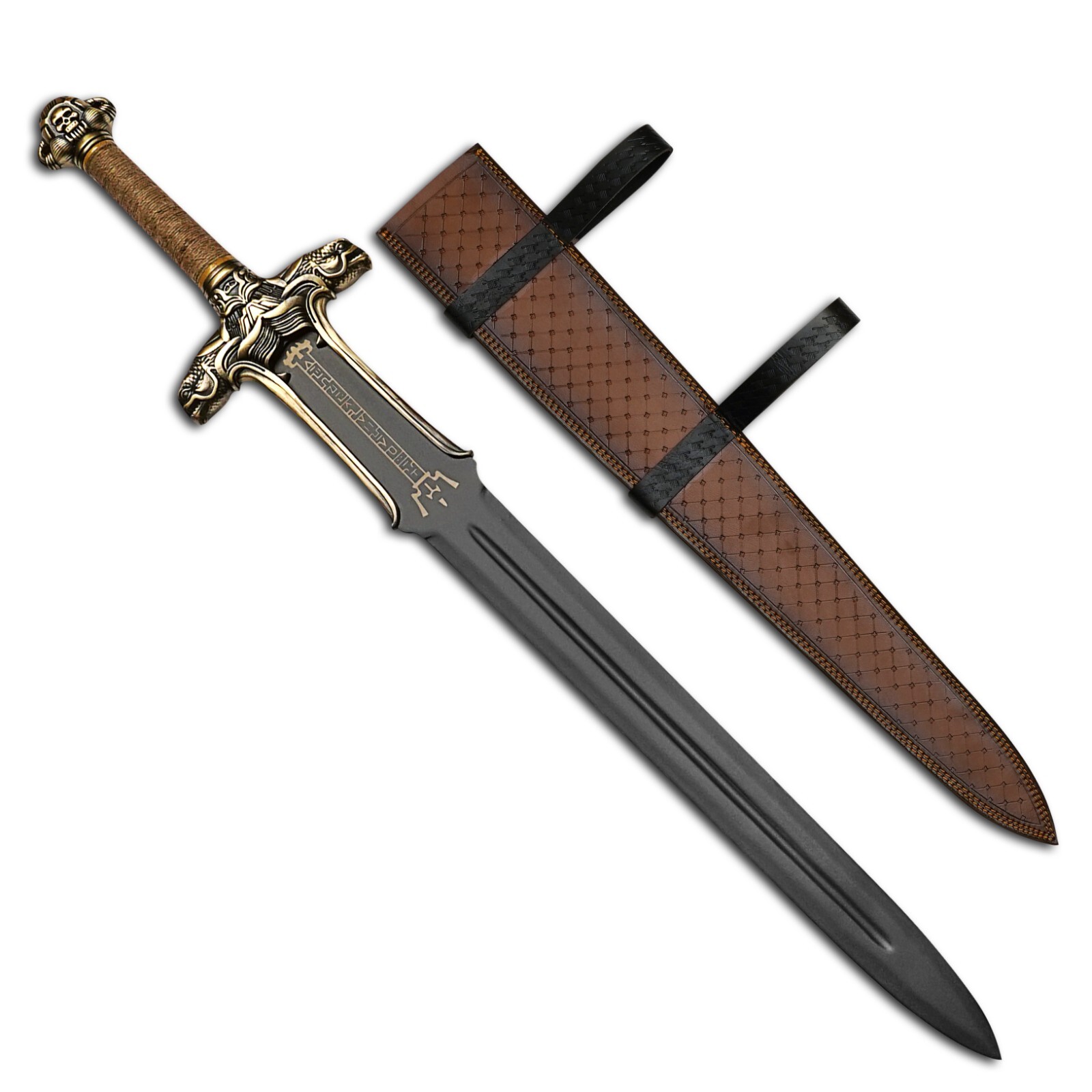 Handmade Conan Atlantean Sword 1095 Carbon Steel Conan The Barbarian ...