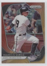 2020 Panini Prizm Tier II Hot Box Red Orange Prizm Mauricio Dubon #155 0a4s