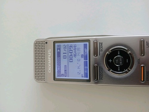 Olympus DM-450 Digital Voice Recorder / Dictaphone - silver college university - Picture 23 of 24