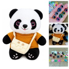 20pcs 3D Plastic Glitter Safety Eyes For Crochet Toys Amigurumi Diy Mix Bulk