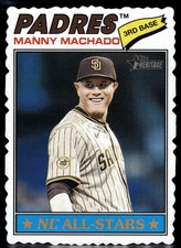 2026 Topps Heritage - Manny Machado #143 Deckled Edge Insert