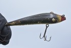 Moonlight Pikaroon Lure in very rough damaged used repainted condition — photo 3
