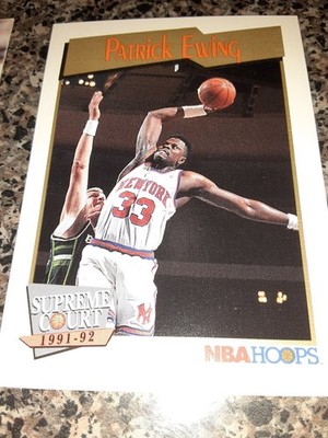 1991-92 NBA Hoops - Supreme Court Patrick Ewing #483