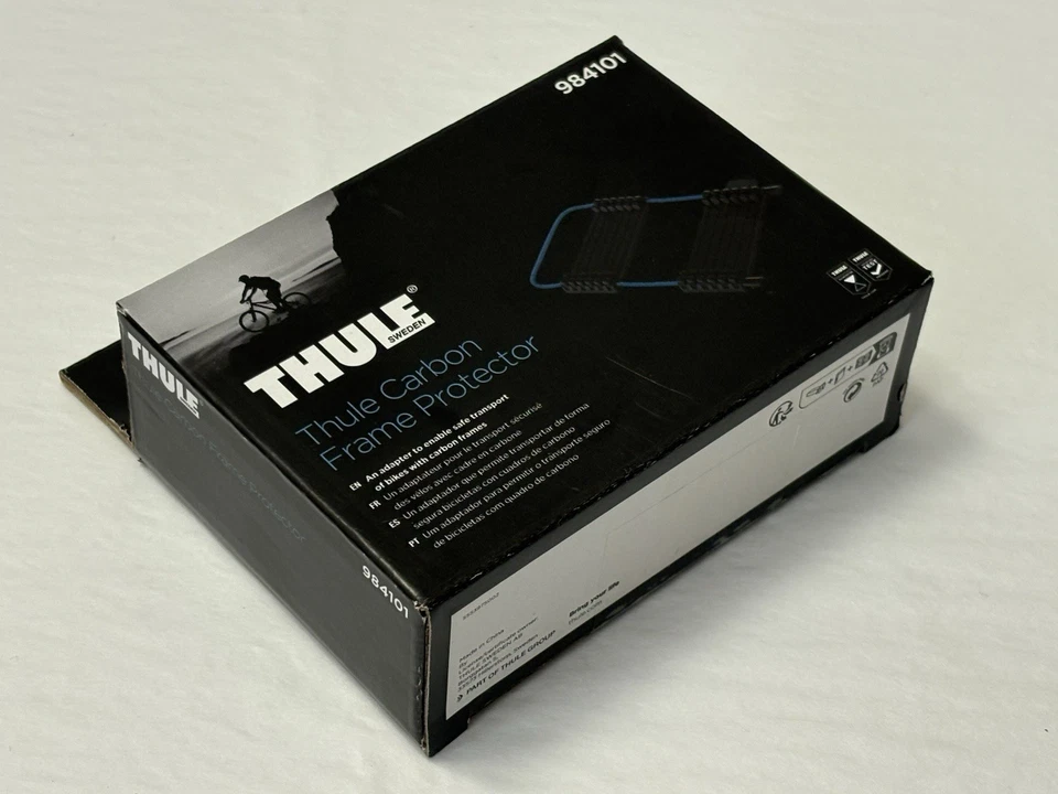 Nuevo portabicicletas protector de carbono Thule en negro #984101 (J1) Foto 4 de 4