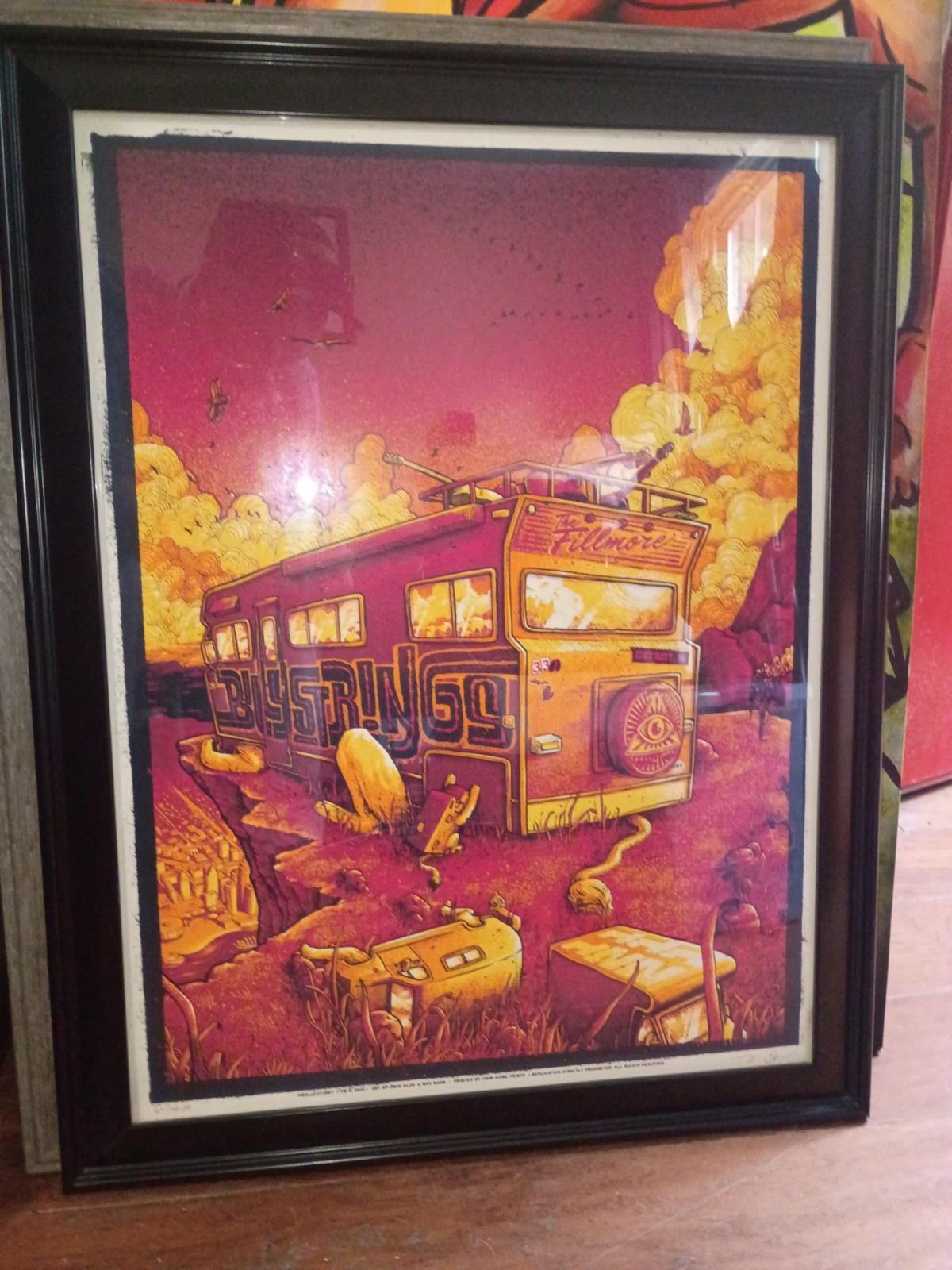 Billy Strings Poster AP S/N #37/100 Detroit MI 11/22/2021 Fillmore N2 