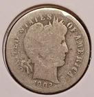 1902-S BARBER DIME -- About Good (AG)