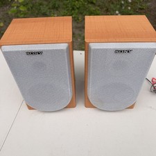Sony Bookshelf Speakers Pair Model SS-CNE3 Tested Working 6 Ohm