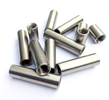 Gewindemuffen M6 M8 M10 M12 Rundmuffen Verbindungsmutter Langmutter Edelstahl VA