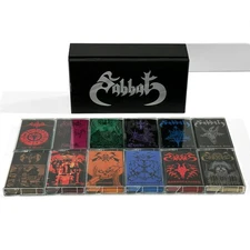 SABBAT 40 Years Of Sabbatical Hamagurism 12x MC Cassette WOOD BOXSET