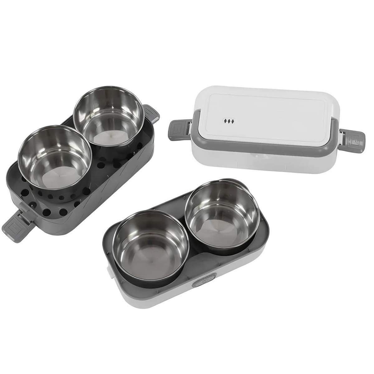 Chauffe-plats électrique Avizar 2L gris avec double isolation - 2
