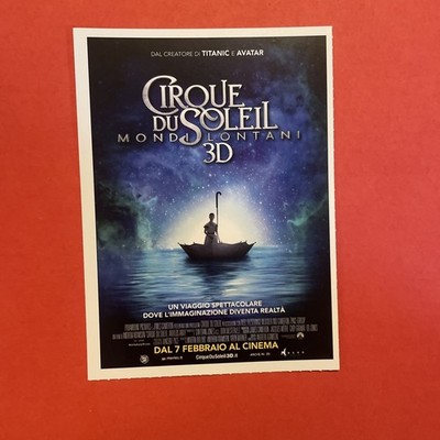CIRQUE DU SOLEIL: DISTANT WORLDS 3 D POSTCARD FILM MINI POSTER CIACK