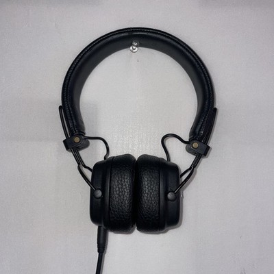 Marshall Major II Black Wired Headphones On-Ear Foldable with Detachable Cable