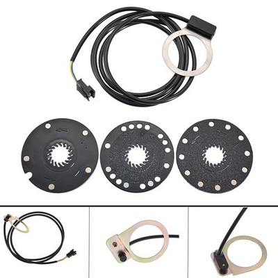 Electric E Bike 12Magnet LED PAS Pedal Assist Sensor Cadence Speed Ebike V12-50