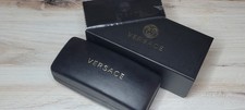 Versace Universal Black Large Hard Case for Sunglasses with Cleaning Cloth