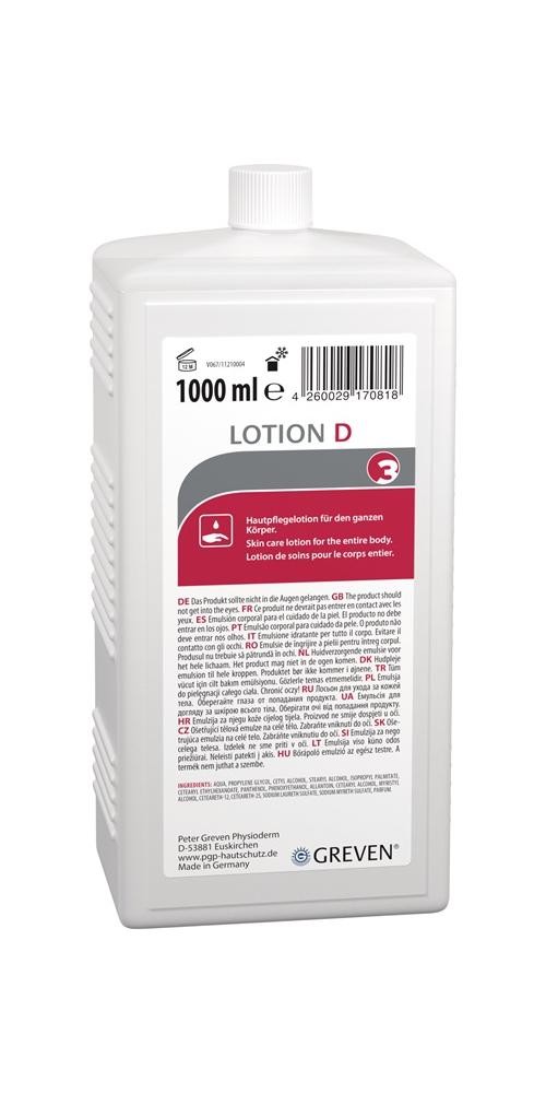 УВЛАЖНЯЮЩИЙ ЛОСЬОН GREVEN Hautpflegelotion, 1 л, силикон, парфюмерия