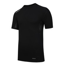 Image of MENS SONDICO BLACK BASE LAYER GYM TRAINING COMPRESSION SPORTS TOP -VARIOUS SIZES