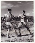 SALE 1950 VINTAGE BRUCE Wrestling JERRY DERBY BOBBY KENDALL Male Physique Muscle — photo 1