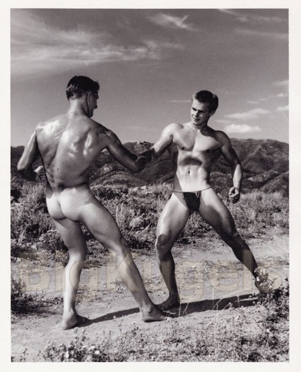 SALE 1950 VINTAGE BRUCE Wrestling JERRY DERBY BOBBY KENDALL Male Physique Muscle