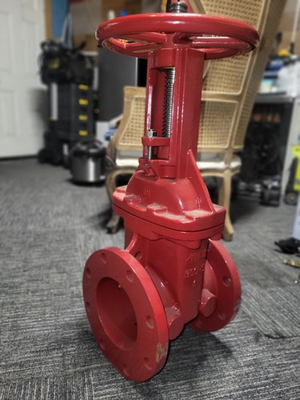 #ad Confire 6 in Manual Gate Valve 300 psi Ductile Iron Rising Stem for Water $400.00