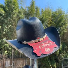 Kid's Black Straw Cowboy Hat. Western Hat For Boys Girls. Sombrero Para Ni o