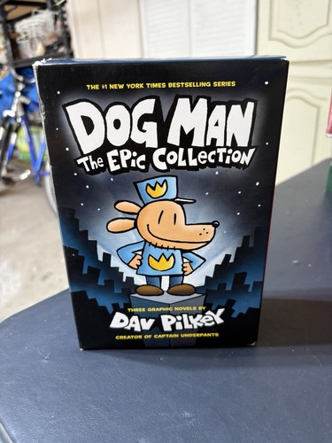 Dog Man: The Epic Collection: 3 Hardback Books In NM Condition, Box VG