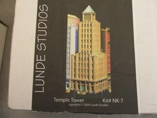 Lunde Studios N-Scale NK-7 High Rise TEMPLE TOWER building kit