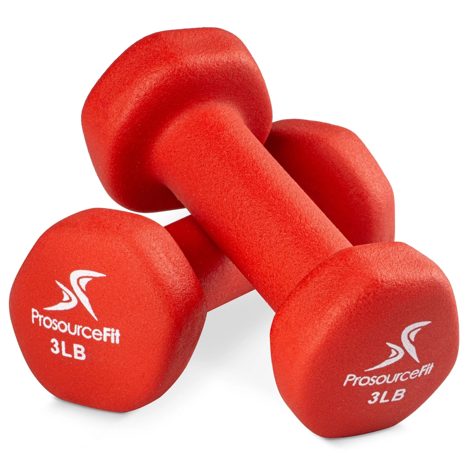 Neoprene Dumbbell Coated for Non-Slip Grip, 3 lb