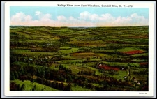 Postcard Valley View From East Windham, Catskill Mts.  NY V54