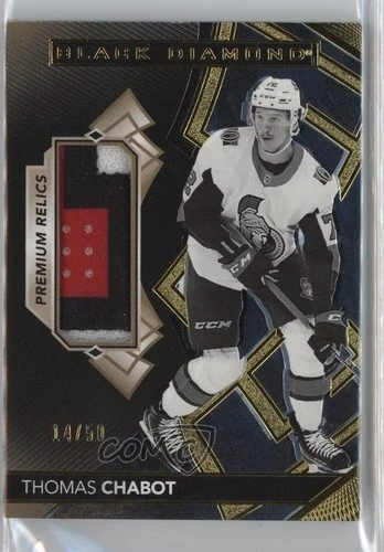 2020-21 Upper Deck Black Diamond Pure Premium Relics /50 Thomas Chabot #BDB-TC