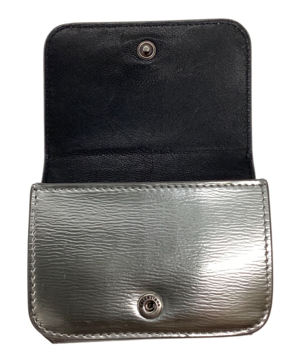 小物 BALENCIAGA 601387 BB Compact Wallet Balenciaga 601387 BB Compact Bi-fold Wallet Leather Women's