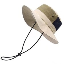 Waterproof Bucket Hat for Teens Men Women Quick Dry Hat with Chin Strap Adjus...