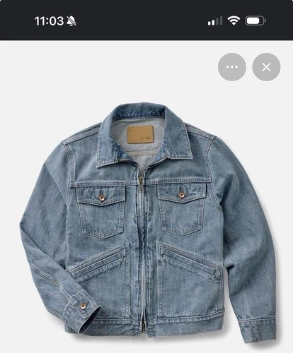 Taylor Stitch The Roper Jacket Vintage Organic Selvedge Size L 42 Large Denim - product listing photo