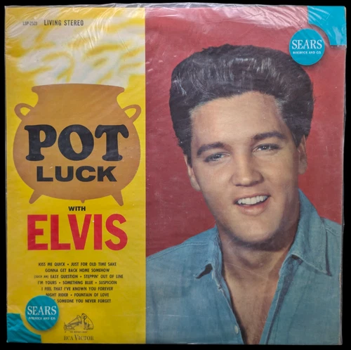 Elvis Presley - Pot Luck with Elvis LSP-2523, Stereo, Hollywood Press, US, 1962