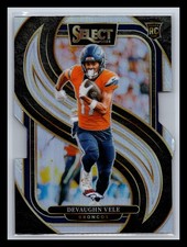 Devaughn Vele Rookie Denver Broncos 2024 Panini Select #150 Silver Prizm Die Cut
