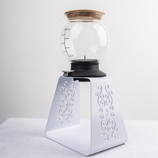 Glass Tea Dripper with Stand Brewer Sturdy Hot Cold Brew Kettle Home Use Teapot