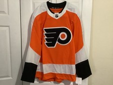 Philadelphia Flyers MiC Orange Adidas Authentic Home Jersey Size 54 BNWT