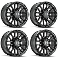 Set 4 20 Hostile H135 Ridgecrest 20x9 8x170 1mm Asphalt For Ford Truck Wheels