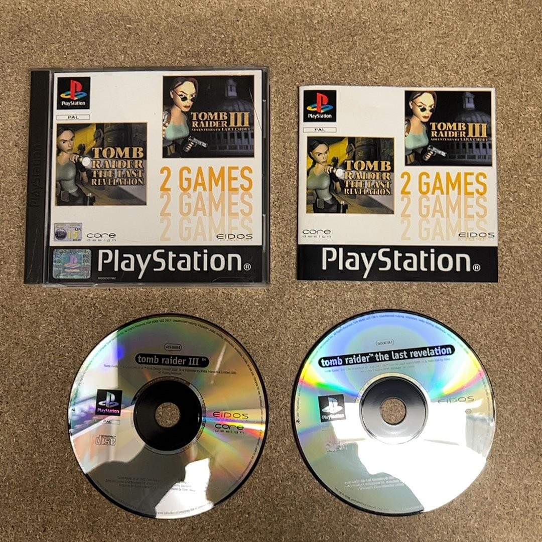 Tomb Raider III™ & Tomb Raider The Last Revelation™ (PlayStation 1) [Complete]